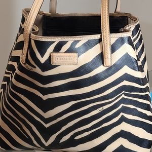 Coach Blk/Cream Totebag